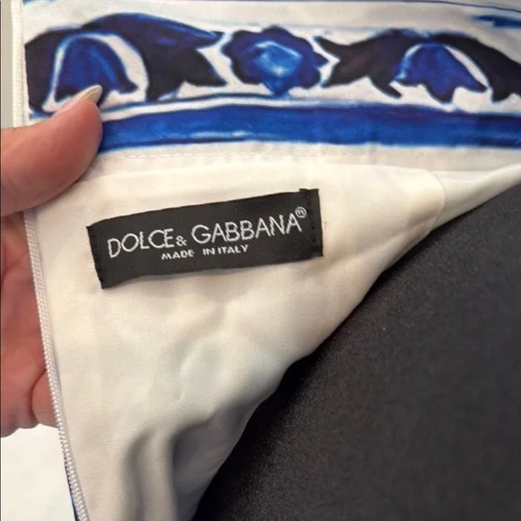 Dolce & Gabbana Blue and White Skirt Set - Picture 7 of 8